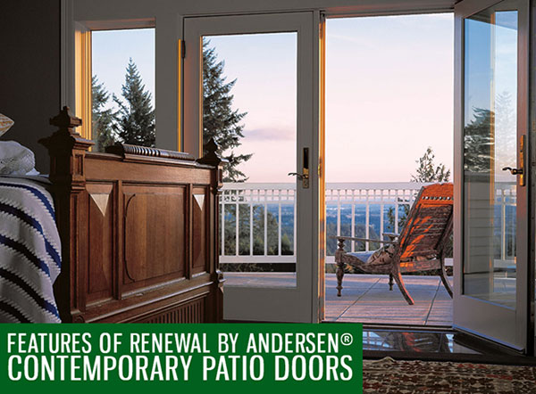Features of Renewal by Andersen® Contemporary Patio Doors