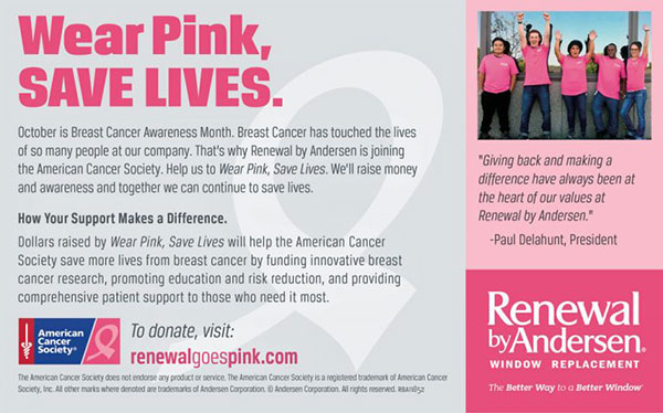 Renewal Goes Pink